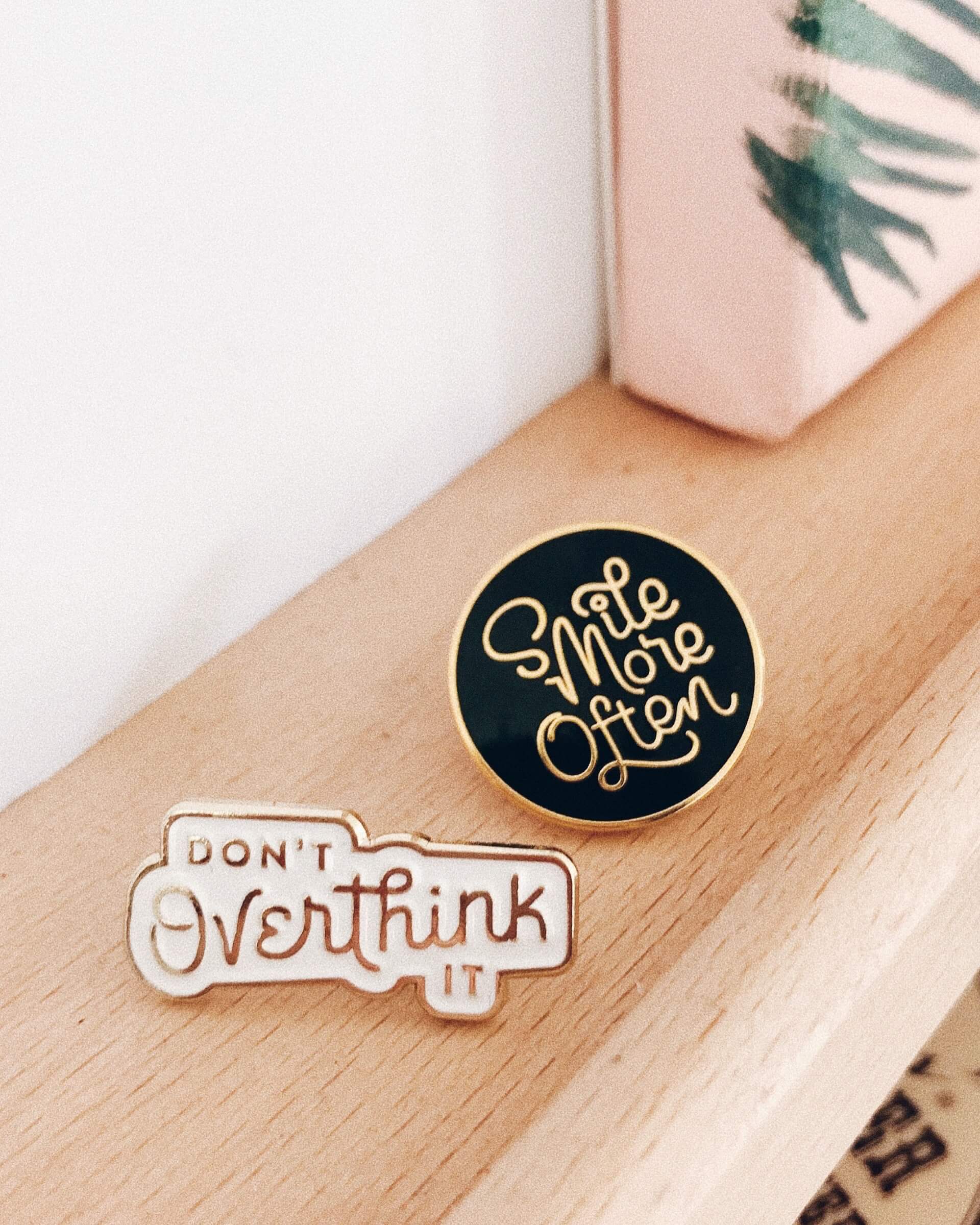 Smile More Often Enamel Pin