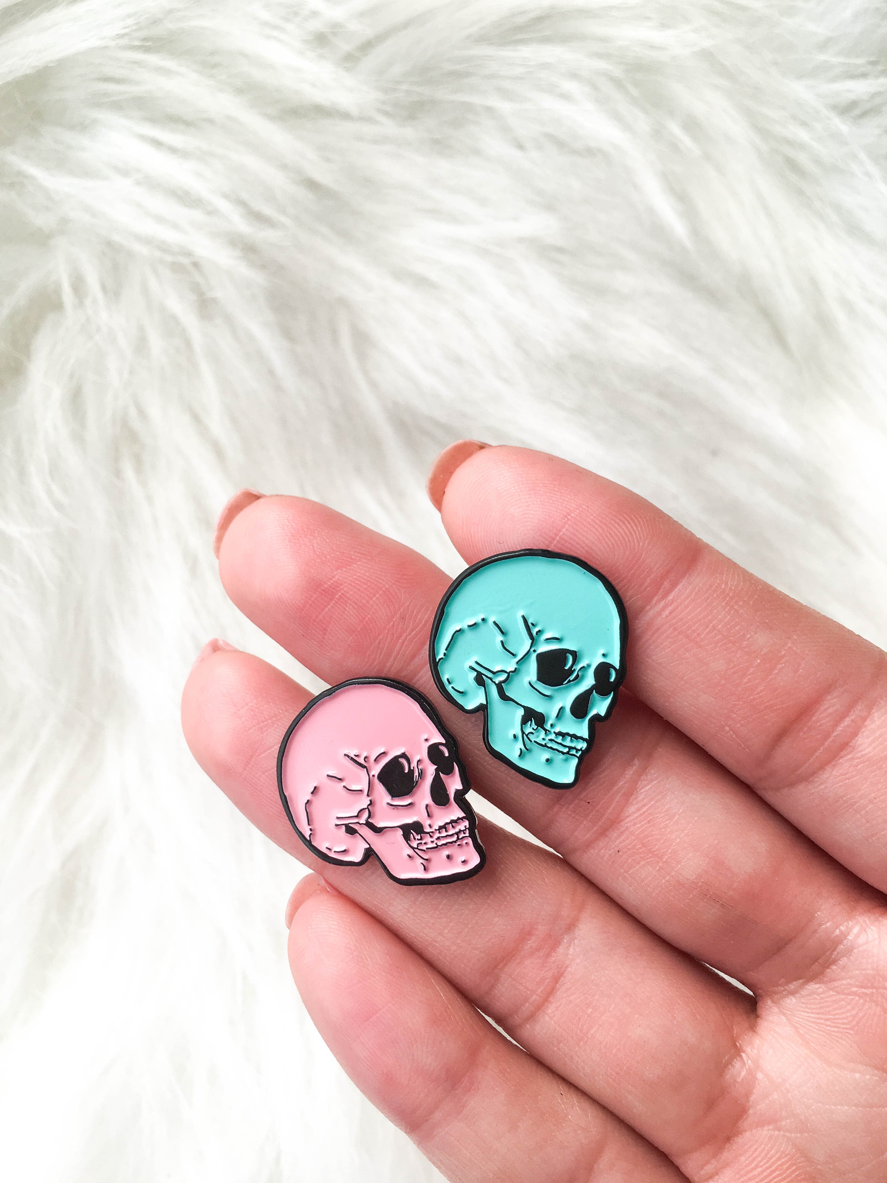 Skull Candy Enamel Pin