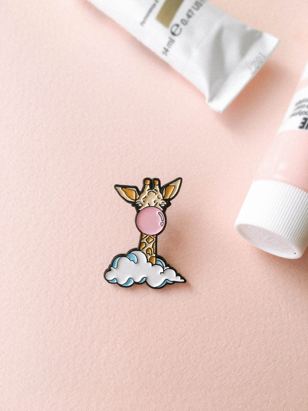 Giraffitude Enamel Pin