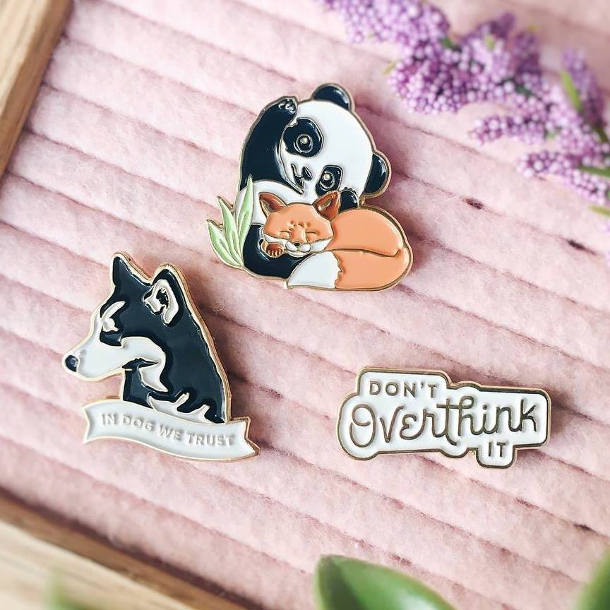 In Dog We Trust Enamel Pin