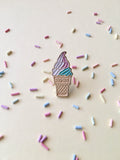 Stay Cool Ice Cream Enamel Pin